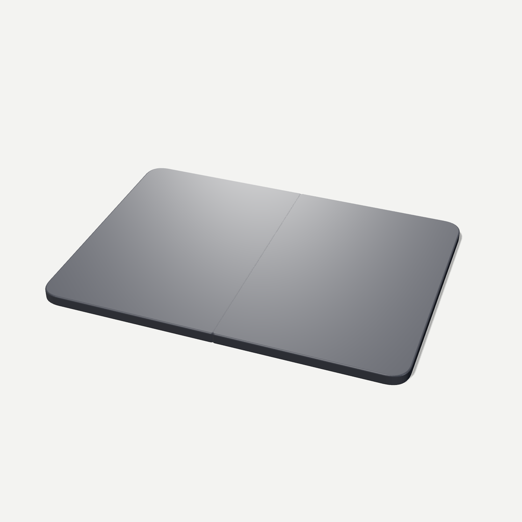 PocketFold true-size model in Night Sky, open, 164.6 by 117.8 by 5.2 mm
