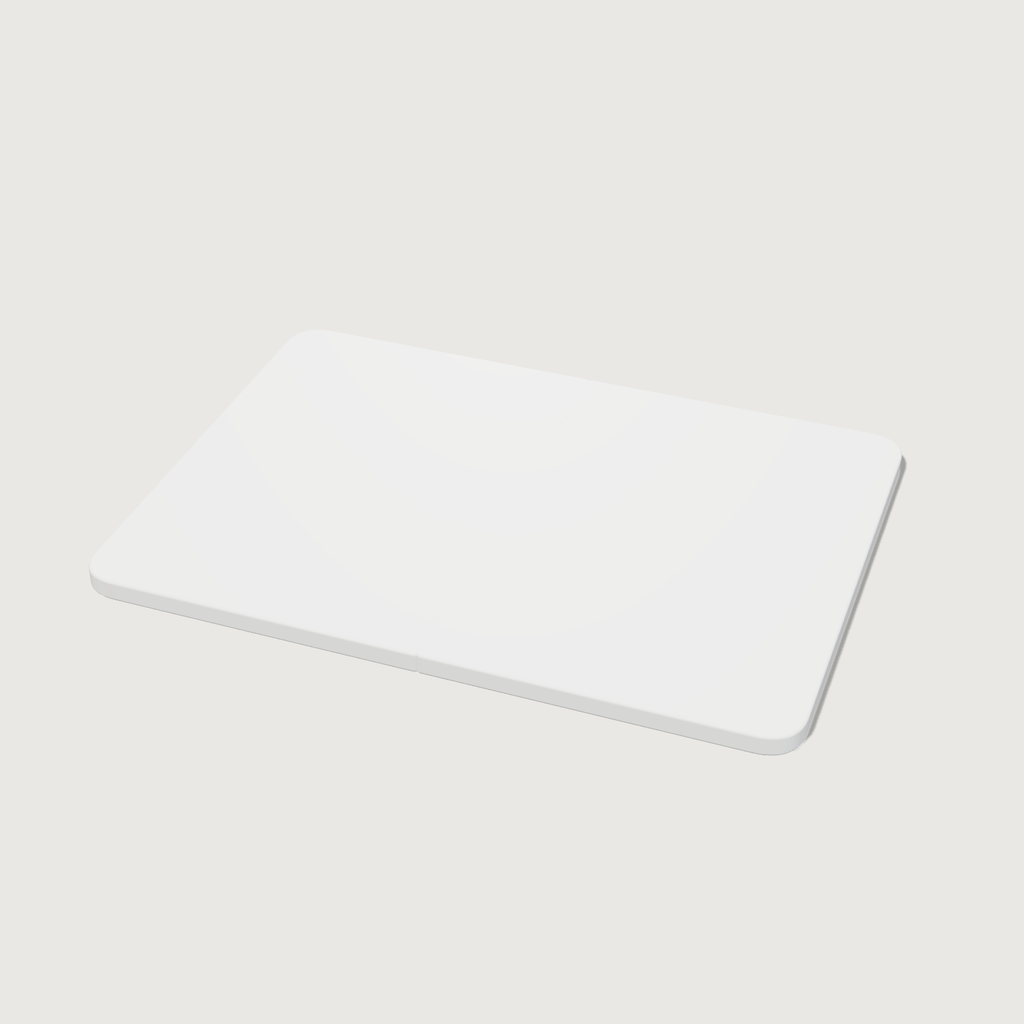 PocketFold true-size model in Star White, open